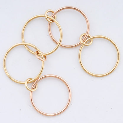 SPINELLI KILCOLLIN 18KYG 18KRG Gold Ring Size ONE SIZE