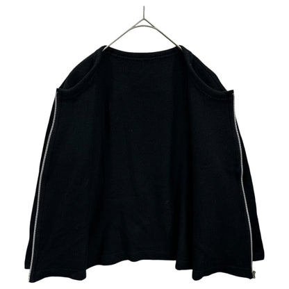 COMME des GARCONS 00AW Zip Wool Cardigan Black Size FREE