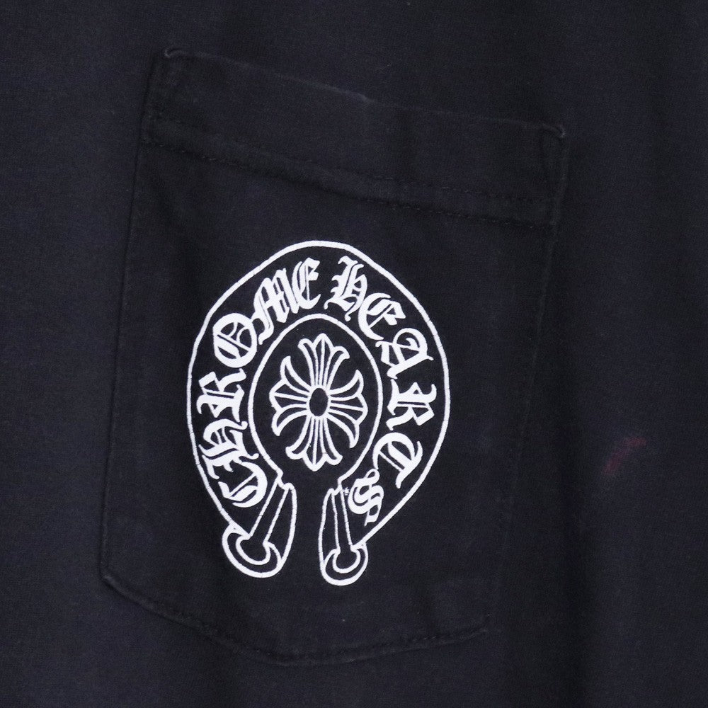 CHROME HEARTS Honolulu Horseshoe Print T-Shirt Black Size L