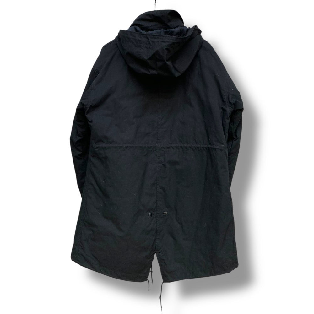 SEQUEL Fishtail Padded Mod Coat Black Size S