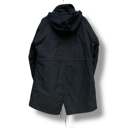 SEQUEL Fishtail Padded Mod Coat Black Size S