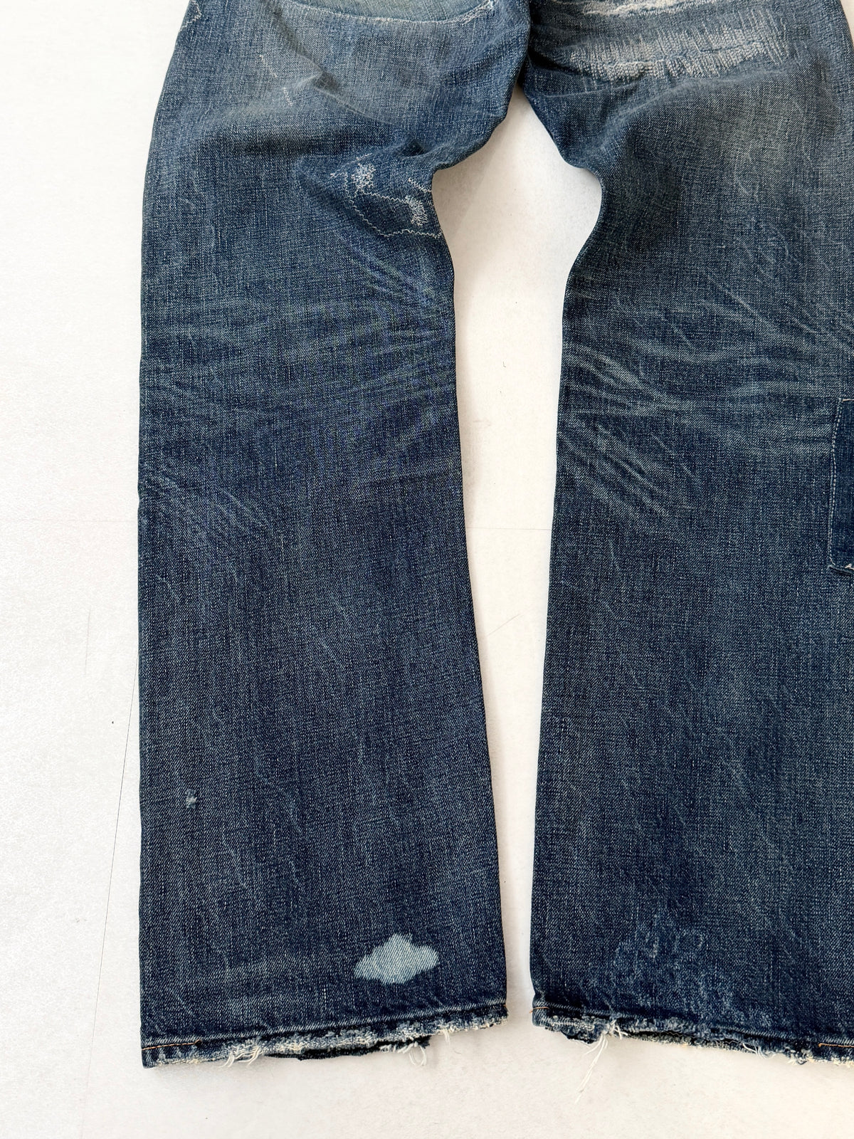 DENIM&SUPPLY Patchwork Damaged Denim Jeans Size 30/30