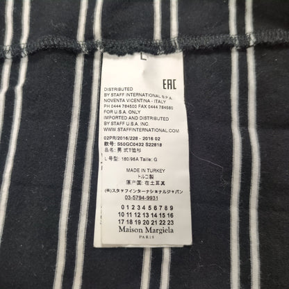 Maison Margiela Border Pattern S/S T-Shirt Black Size L