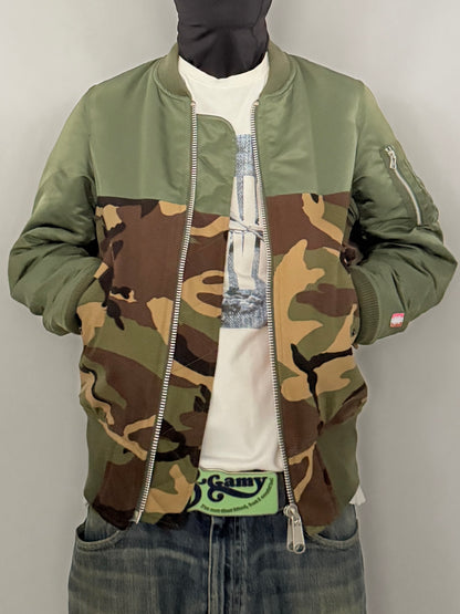 Swagger Multi Camo Nylon Jacket Size M