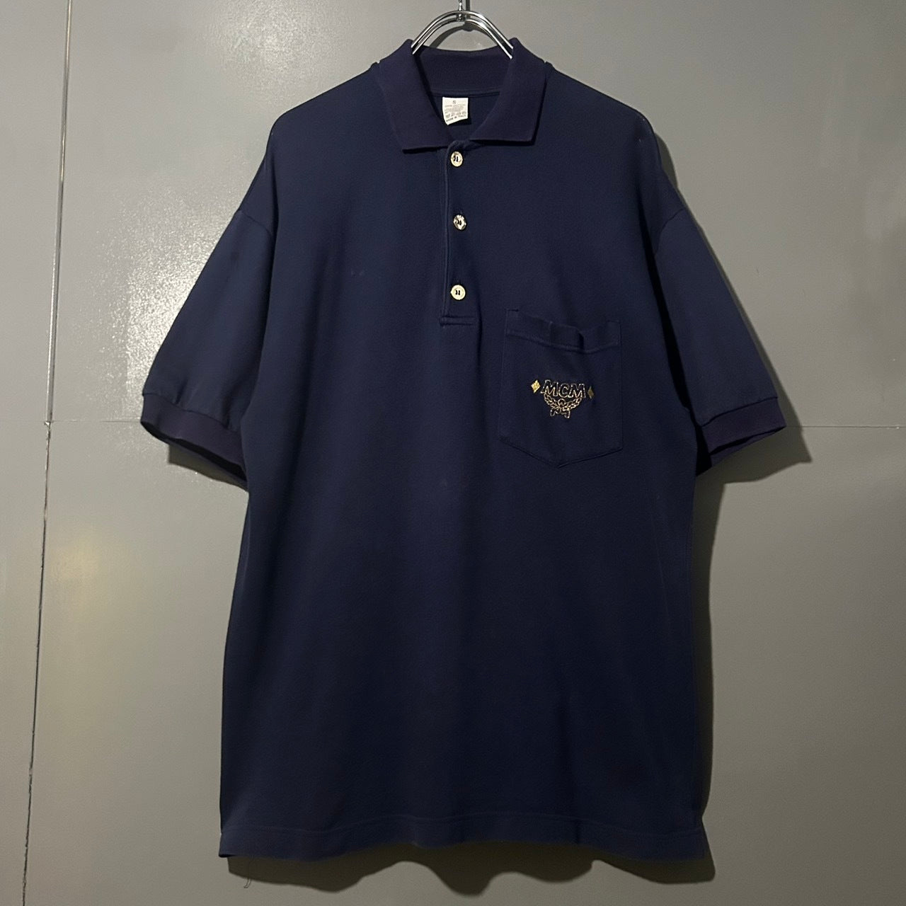 MCM Embroidered Logo Polo Shirt Size S