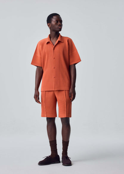 HOMME PLISSE ISSEY MIYAKE 26AW Orange Colors T-Shirt Size 2