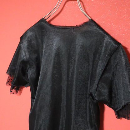 Comme des Garcons Polka Dot Layered Chiffon T-Shirt Size XS