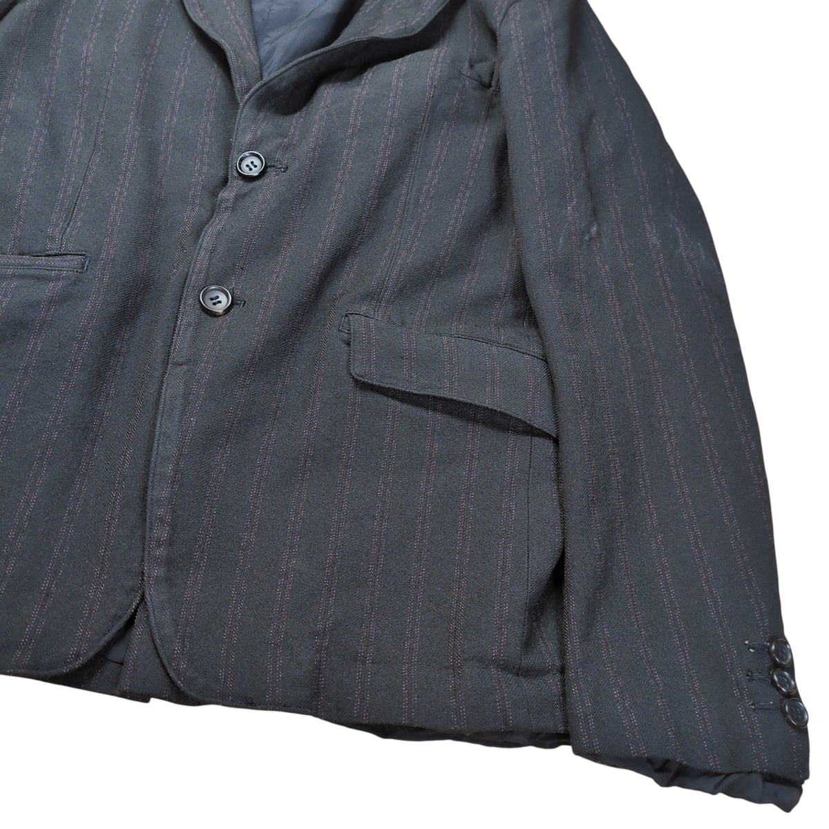 Comme des Garcons Polyester Fulling Tailored Jacket Size S