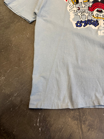 Vintage Rock (O) Klol Blue Cotton T-Shirt Size XL