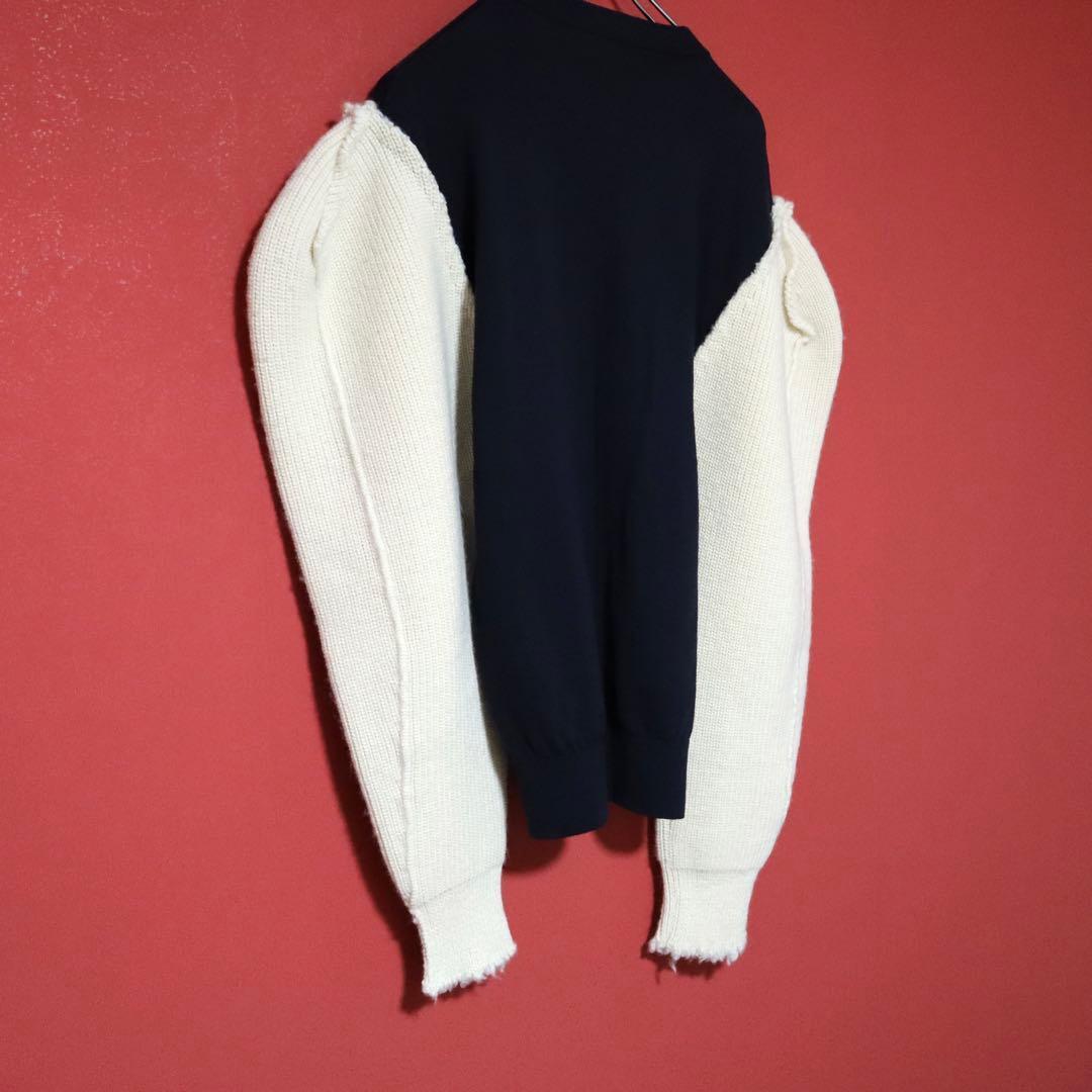 TOGA ARCHIVES Reconstructed Wool Sweater Blue Size XS