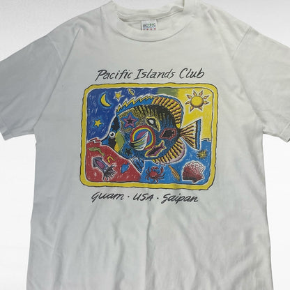 PACIFIC 90s T-Shirt White Size M