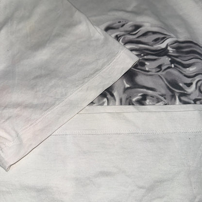 Versace Metallic Graphics T-Shirt White Size 2XL