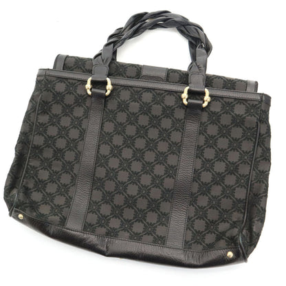 Emporio Armani All-Over Pattern Tote Bag Gray