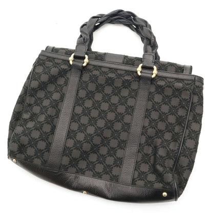 Emporio Armani All-Over Pattern Tote Bag Gray