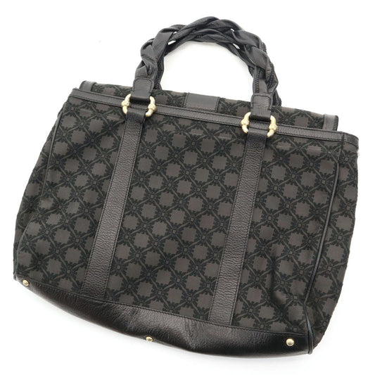 Emporio Armani All-Over Pattern Tote Bag Gray