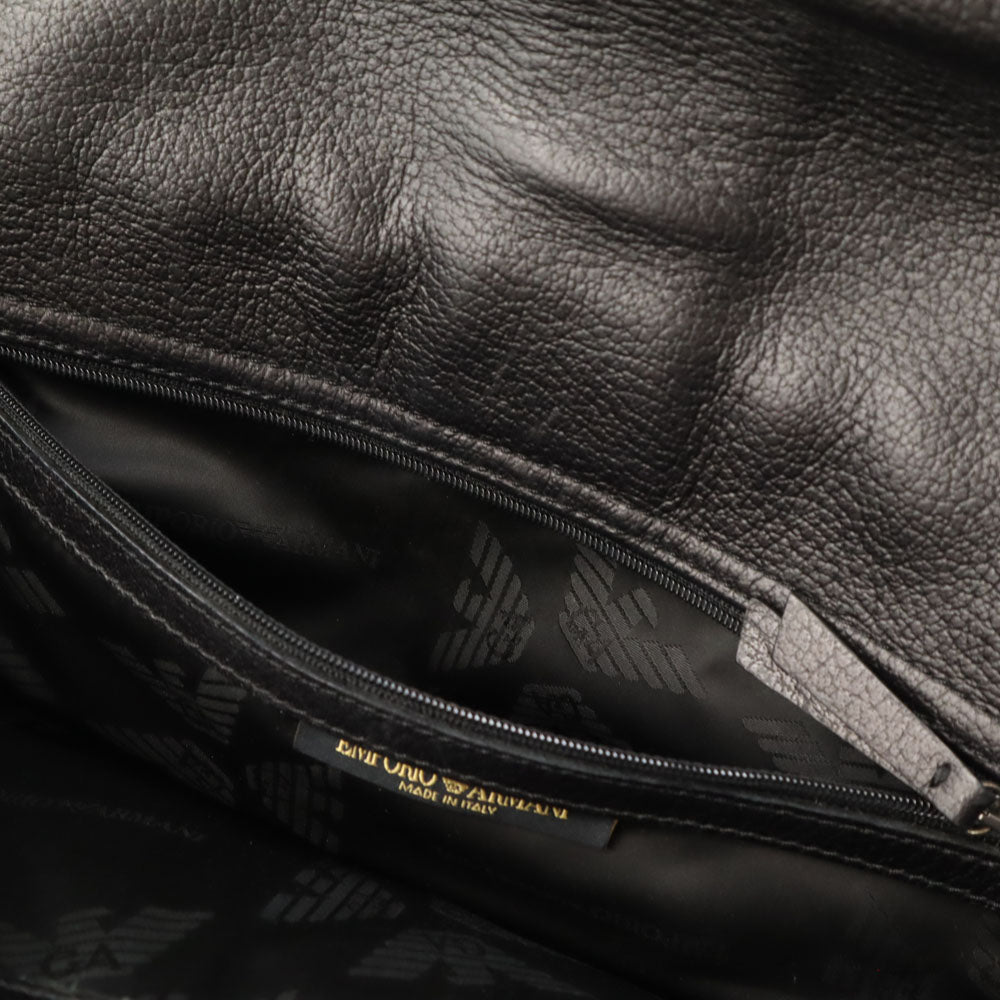 Emporio Armani All-Over Pattern Tote Bag Gray