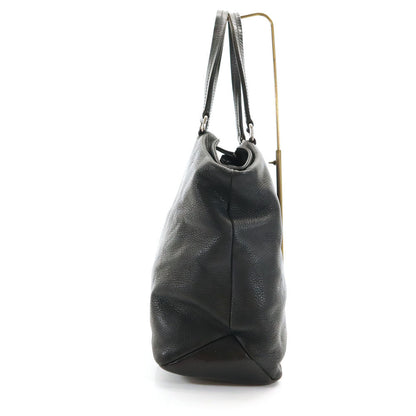 Daniel & Bob Italian Tomorrowland Leather Tote Bag Black