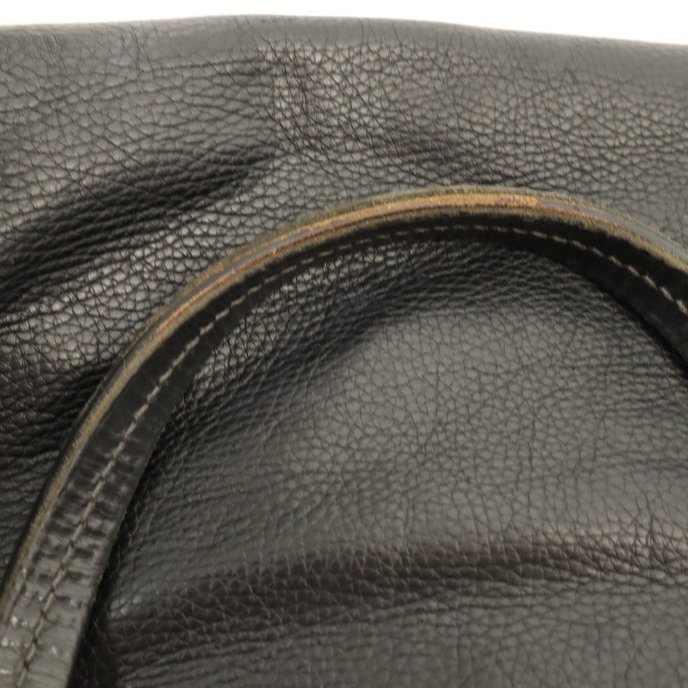 Daniel & Bob Italian Tomorrowland Leather Tote Bag Black