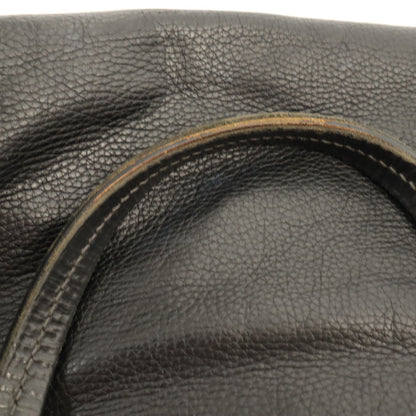 Daniel & Bob Italian Tomorrowland Leather Tote Bag Black