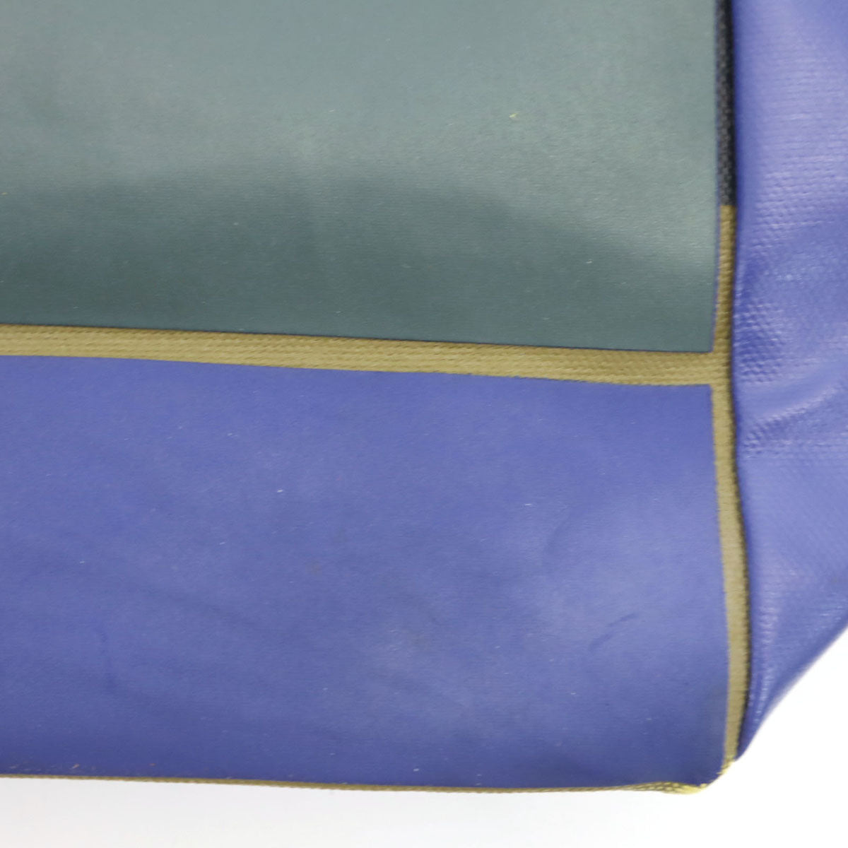 PLEATS PLEASE Blue PVC Made in Japan Tote Bag