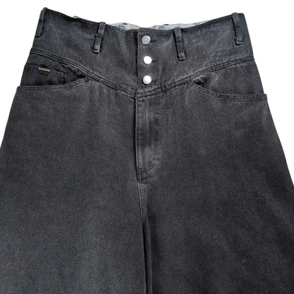 Vintage RAF SIMONS REDUX 04AW Super Wide Denim Black Size Ⅰ