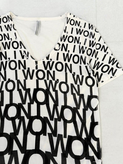 BLACKBARRETT by NEIL BARRETT All-Over Pattern T-Shirt Size S