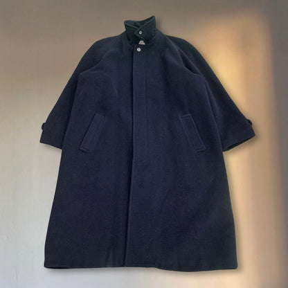 Christian Dior 80s Lambswool Balmacaan Coat