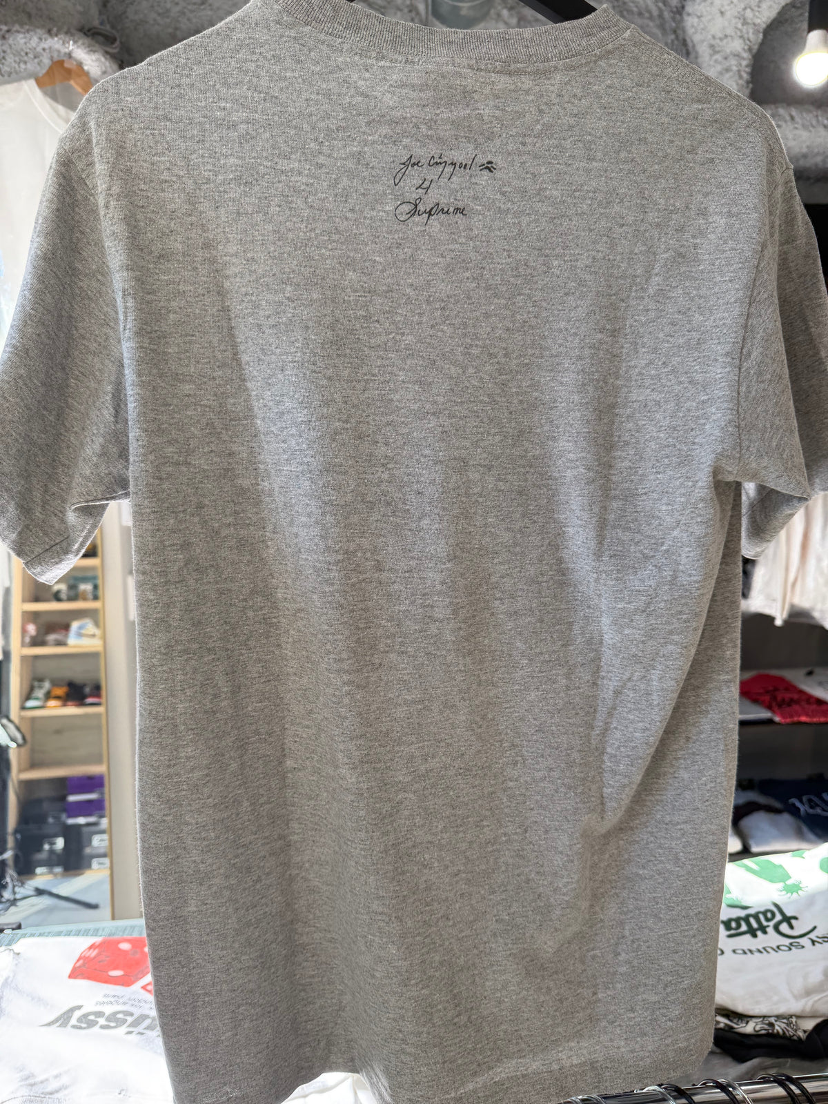 SUPREME 07SS Joe Cool T-Shirt Gray Size M