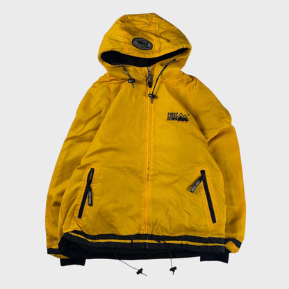 FIRST DOWN 90s Fleece Hoodie Black Size M
