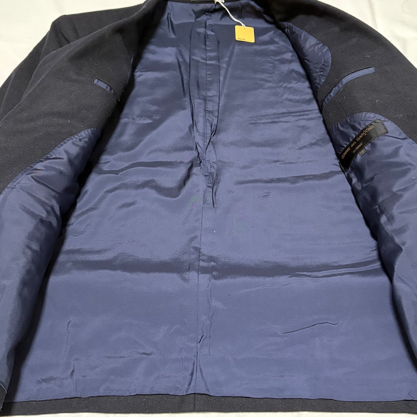 COMME des GARCONS HOMME 80s Navy Wool 2B Jacket Size S