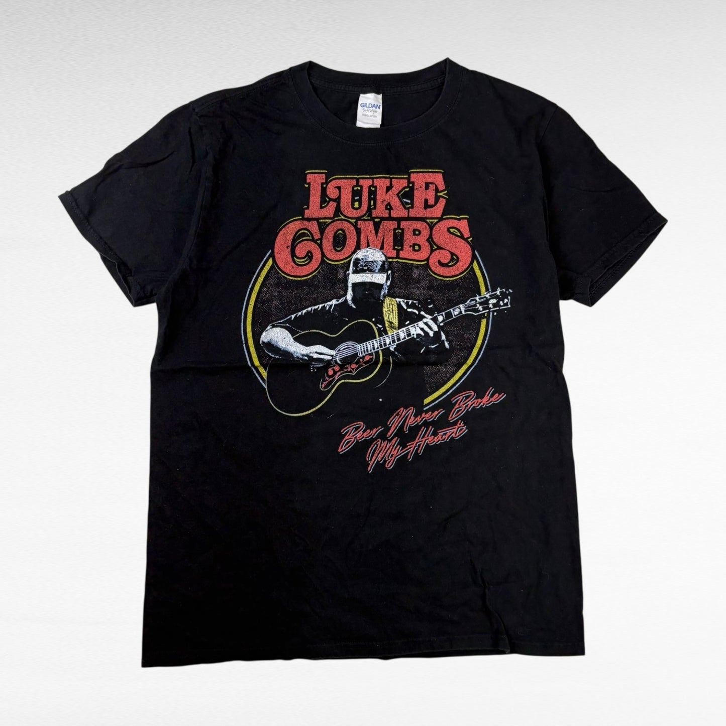 Gildan T-Shirt Black Size M
