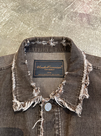 Undercover 03SS Brown Cotton Blend Long Sleeve Shirt Size L