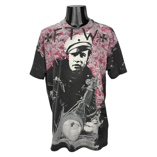 MOSQUITOHEAD 90s Marlon Brando Wild One Art T-Shirt Size XL