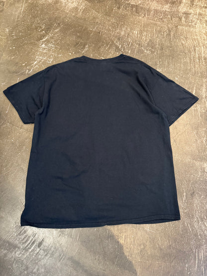 Vintage Black Cotton T-Shirt Size XL