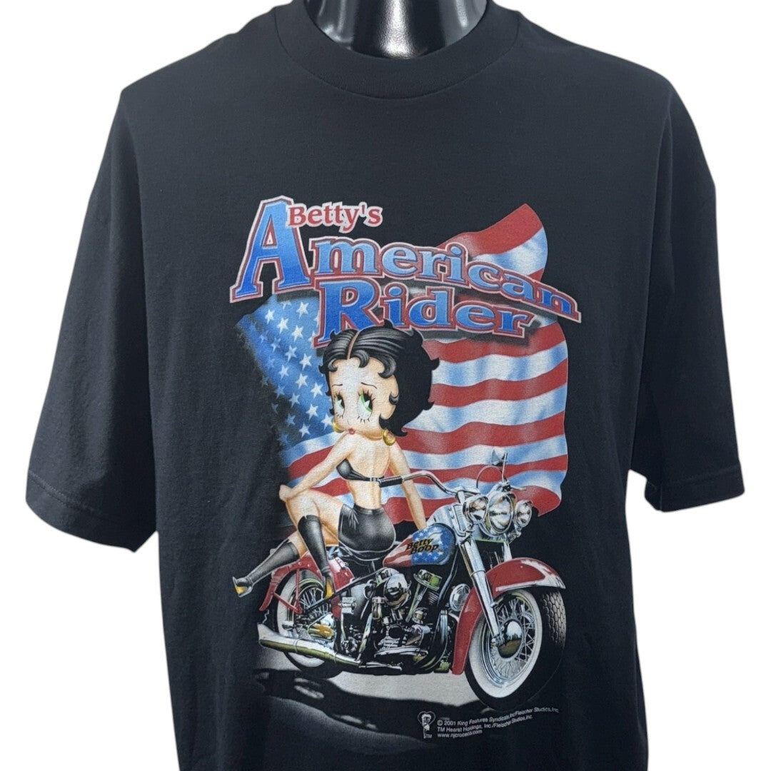BETTY BOOP Print T-Shirt Size XL