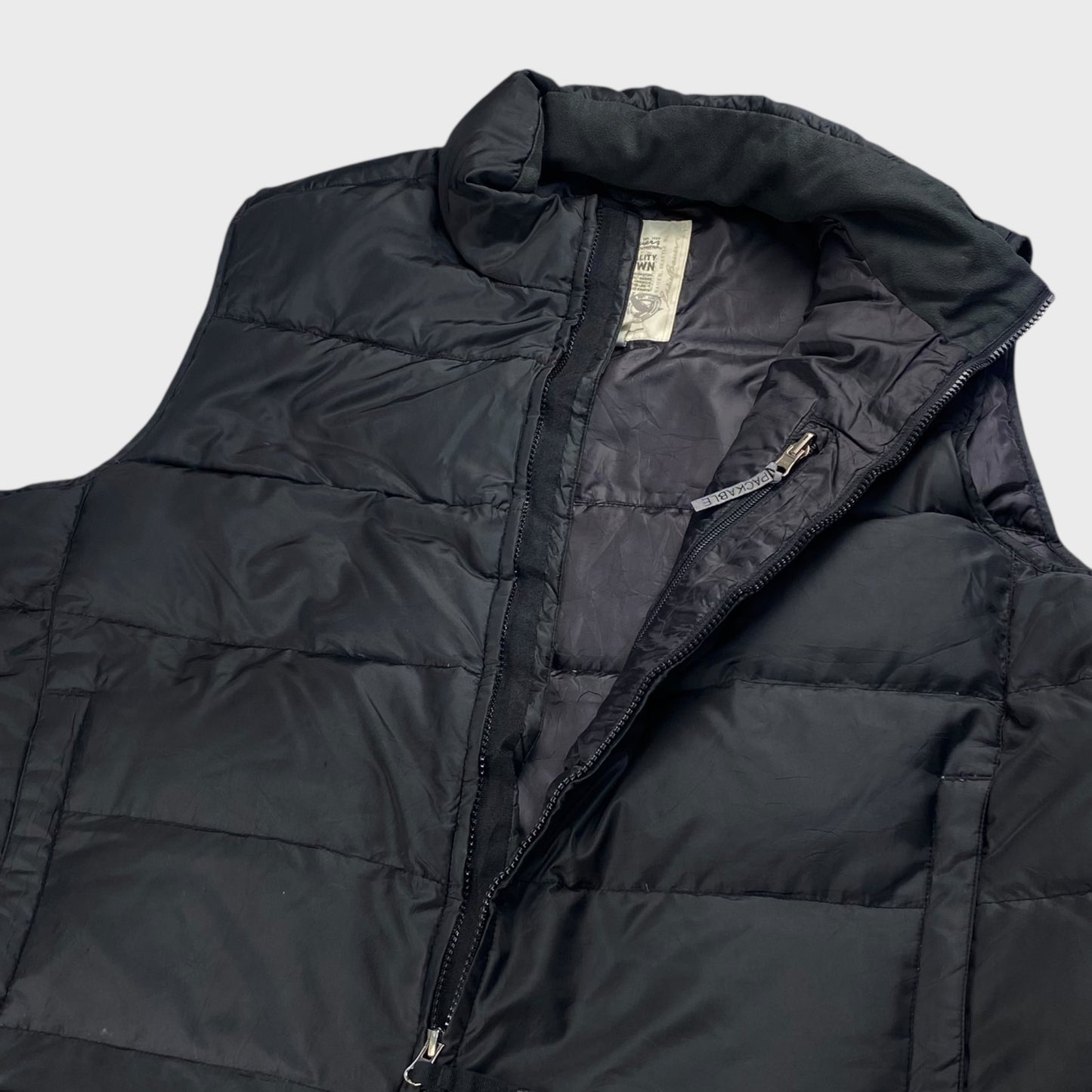 Eddie Bauer 00s Down Vest Black Size XL