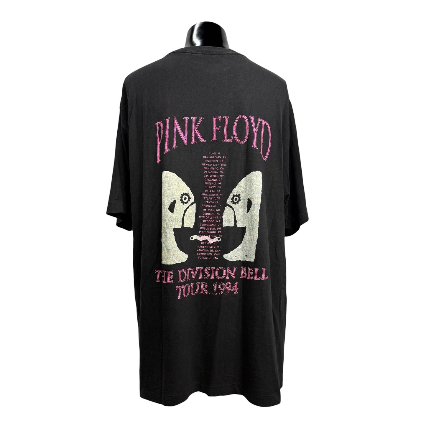 PINK FLOYD 94' "Division Bell" Tour T-Shirt Pink Size XL