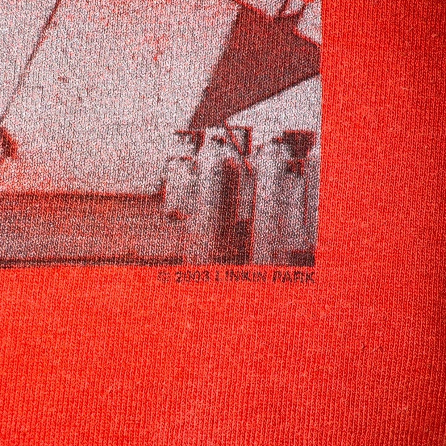 LinkinPark Graphic T-shirts Red Size XL