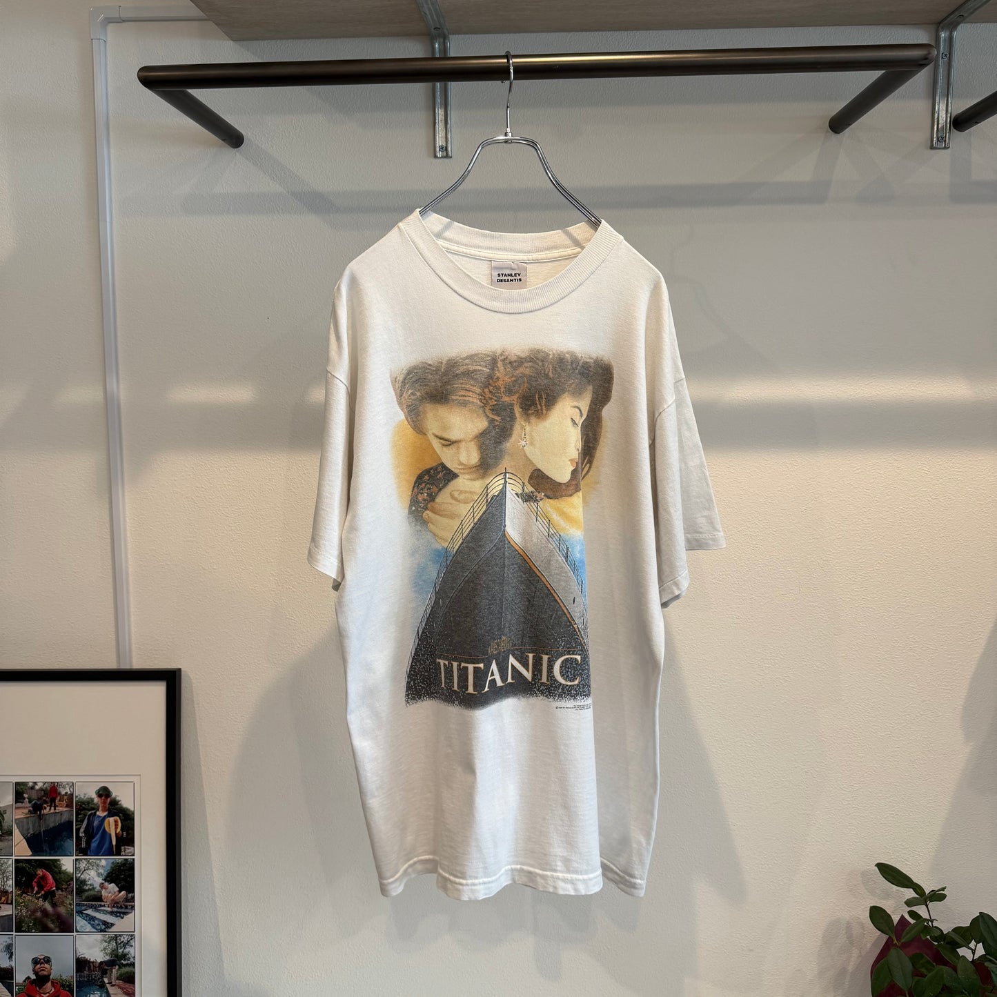 TITANIC Vintage 90s  movie graphic print t-shirt White Size L