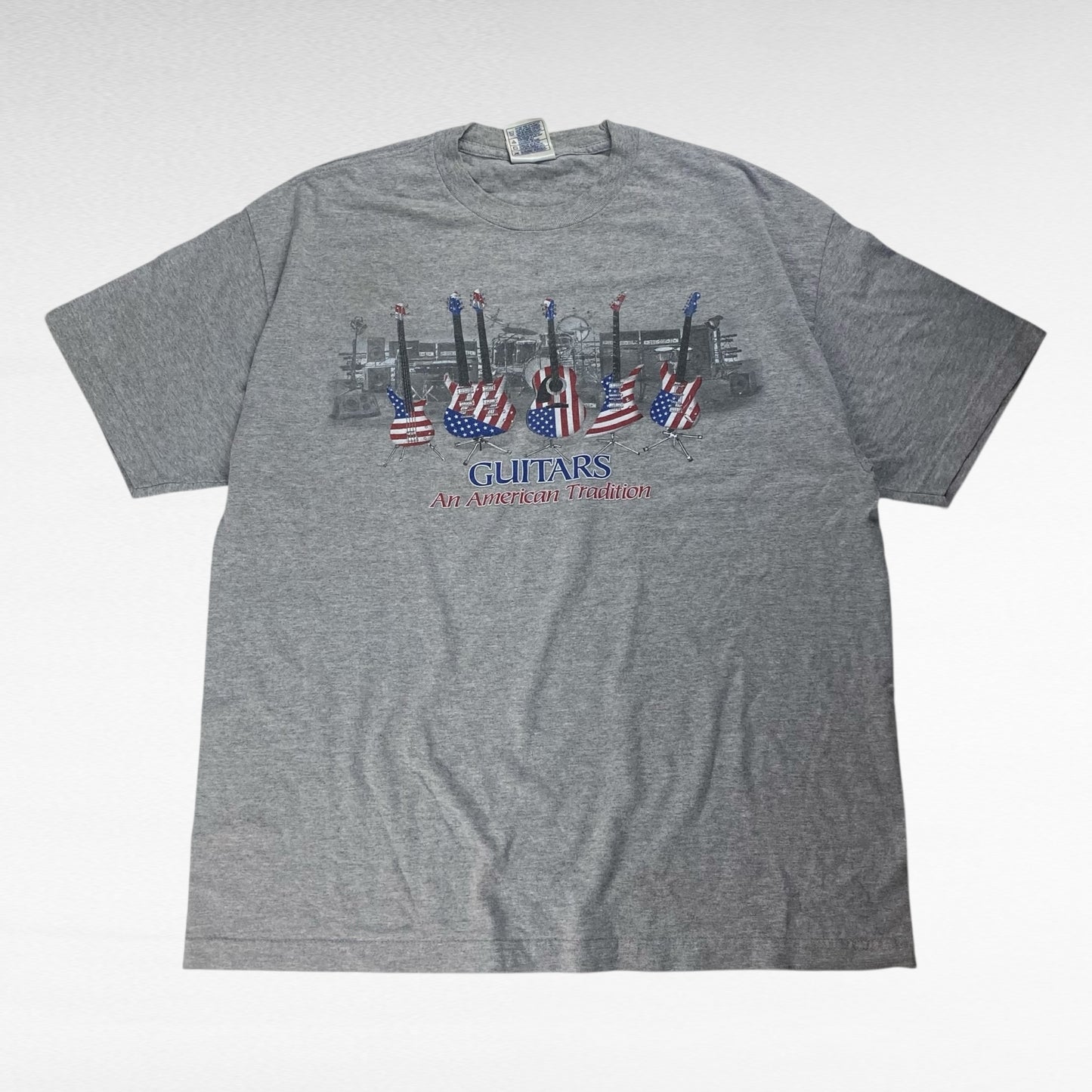 AAA Print T-Shirt Gray Size XL