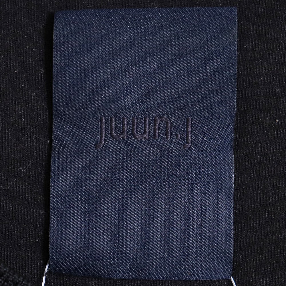 JUUN.J Zip Pullover Hoodie Black Size 44