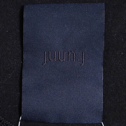 JUUN.J Zip Pullover Hoodie Black Size 44