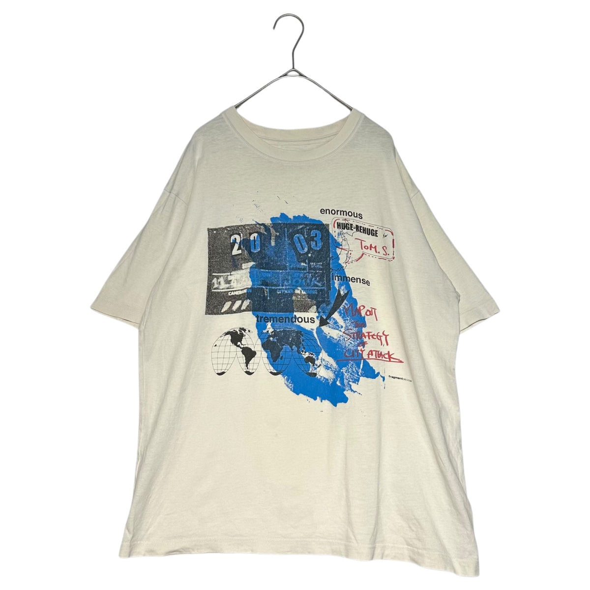 HUgE × FRAGMENT DESIGN Lottery Initial T-Shirt Multi