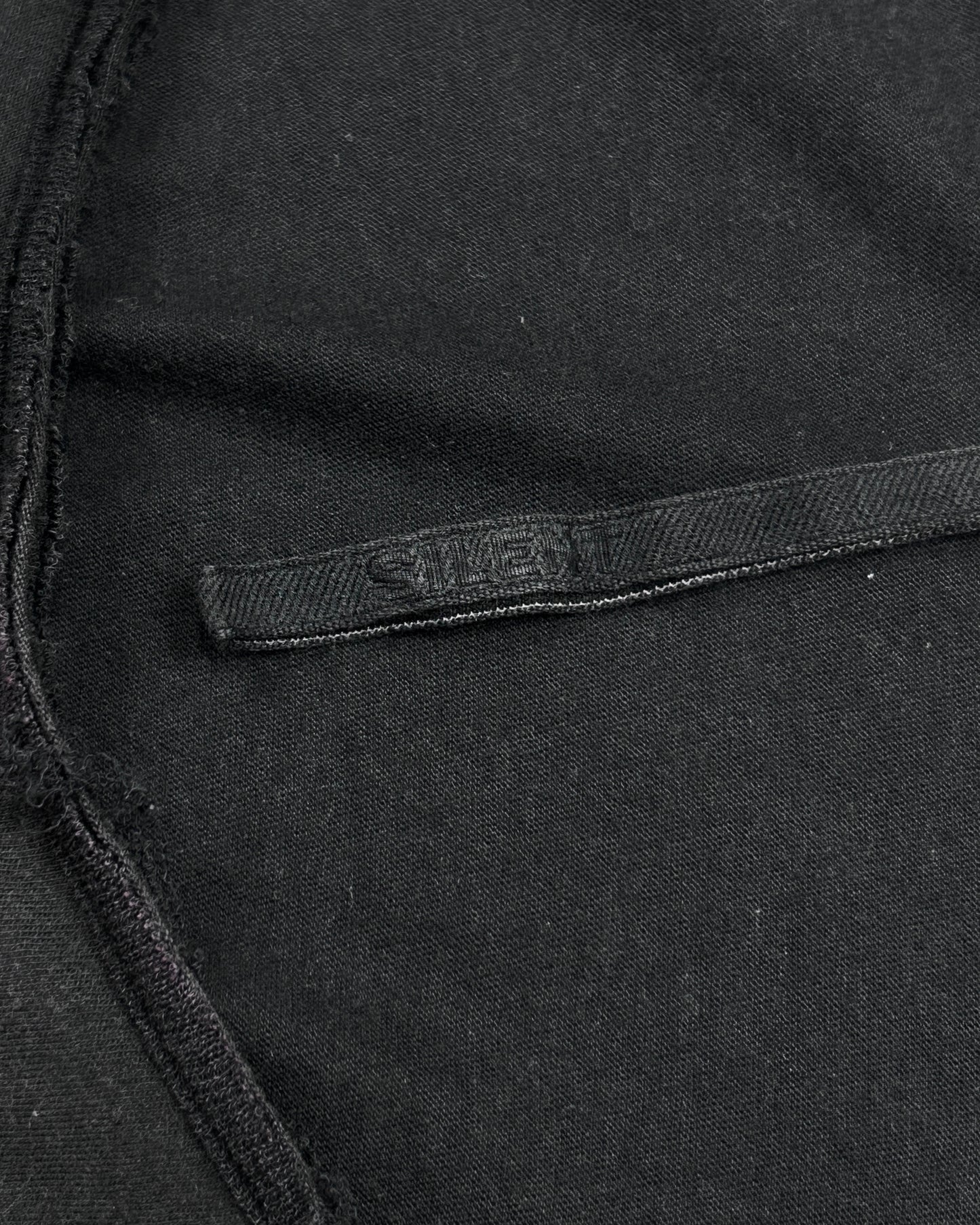 SILENT DAMIR DOMA Twisted Raw-Edge T-Shirt Black Size XS