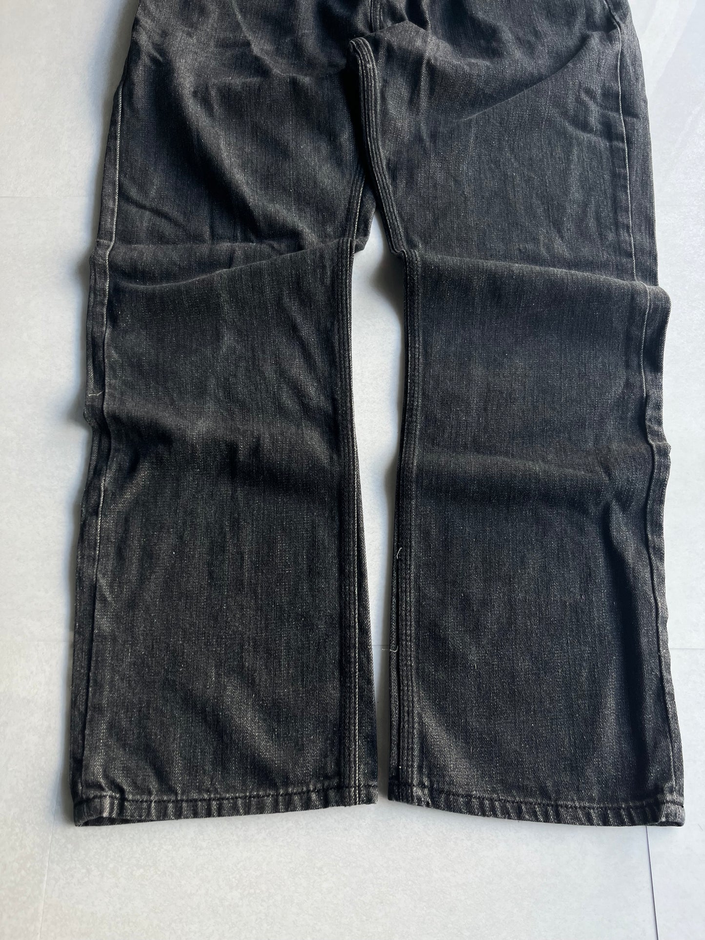 Sean John Black Wide Denim Jeans Size 40