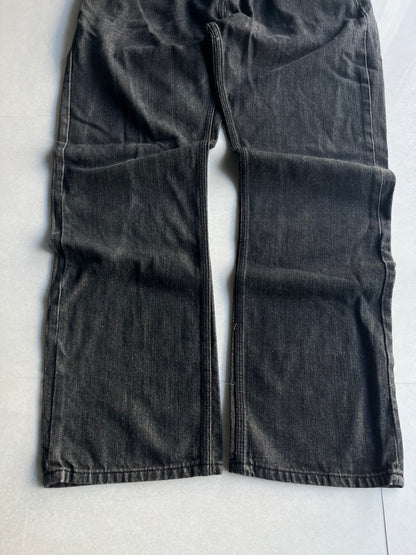 Sean John Black Wide Denim Jeans Size 40