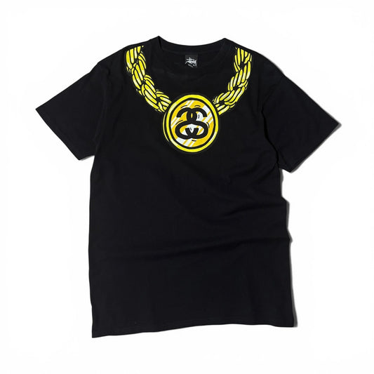 Vintage Stussy Black Short Sleeve T-Shirt Size M