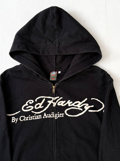 Ed Hardy Skull Design Zip Hoodie Size XXL