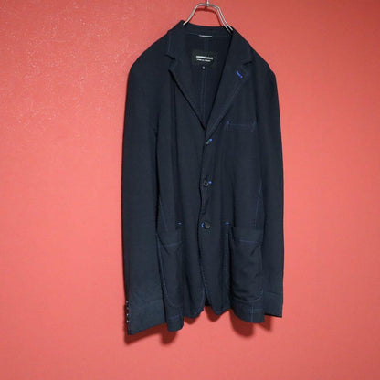 Comme des Garcons HOMME DEUX 13SS Blue Stitch Jacket Size XS