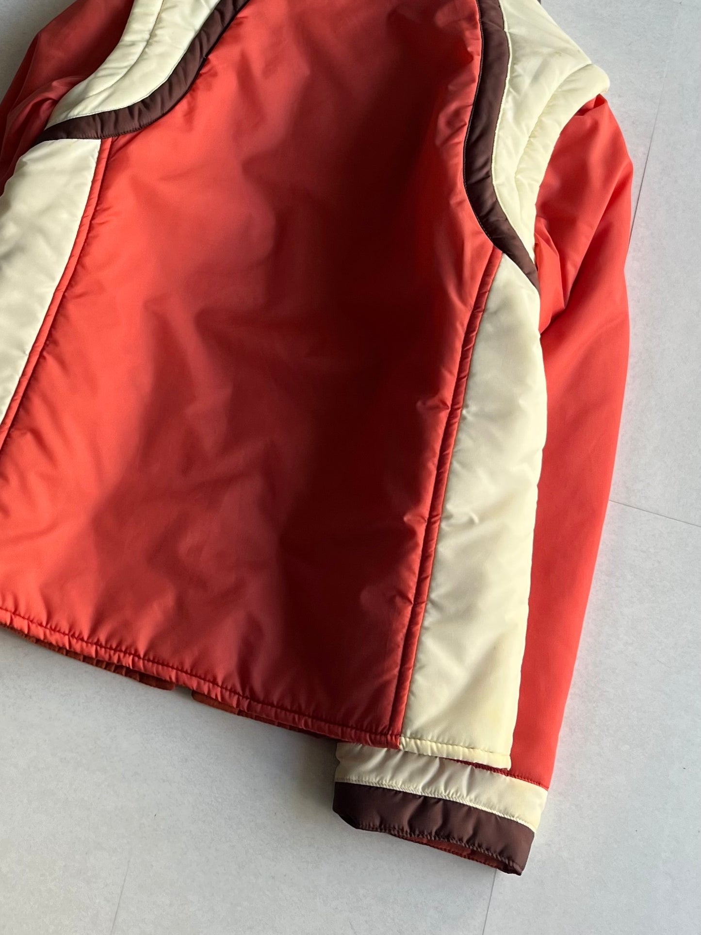 JCPenney Vintage Gimmick Zip Nylon Jacket Multi Size L